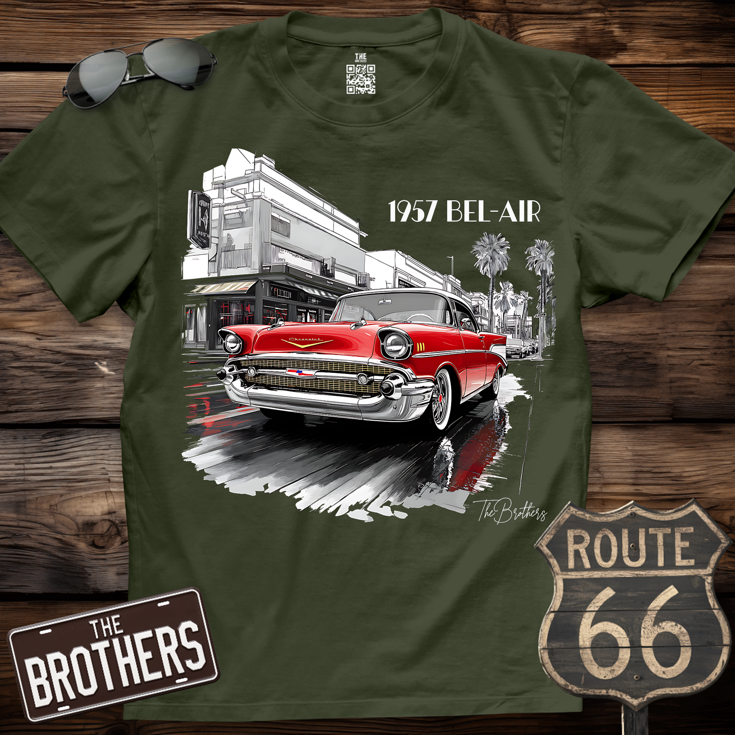 1957 Bel Air Art T-Shirt