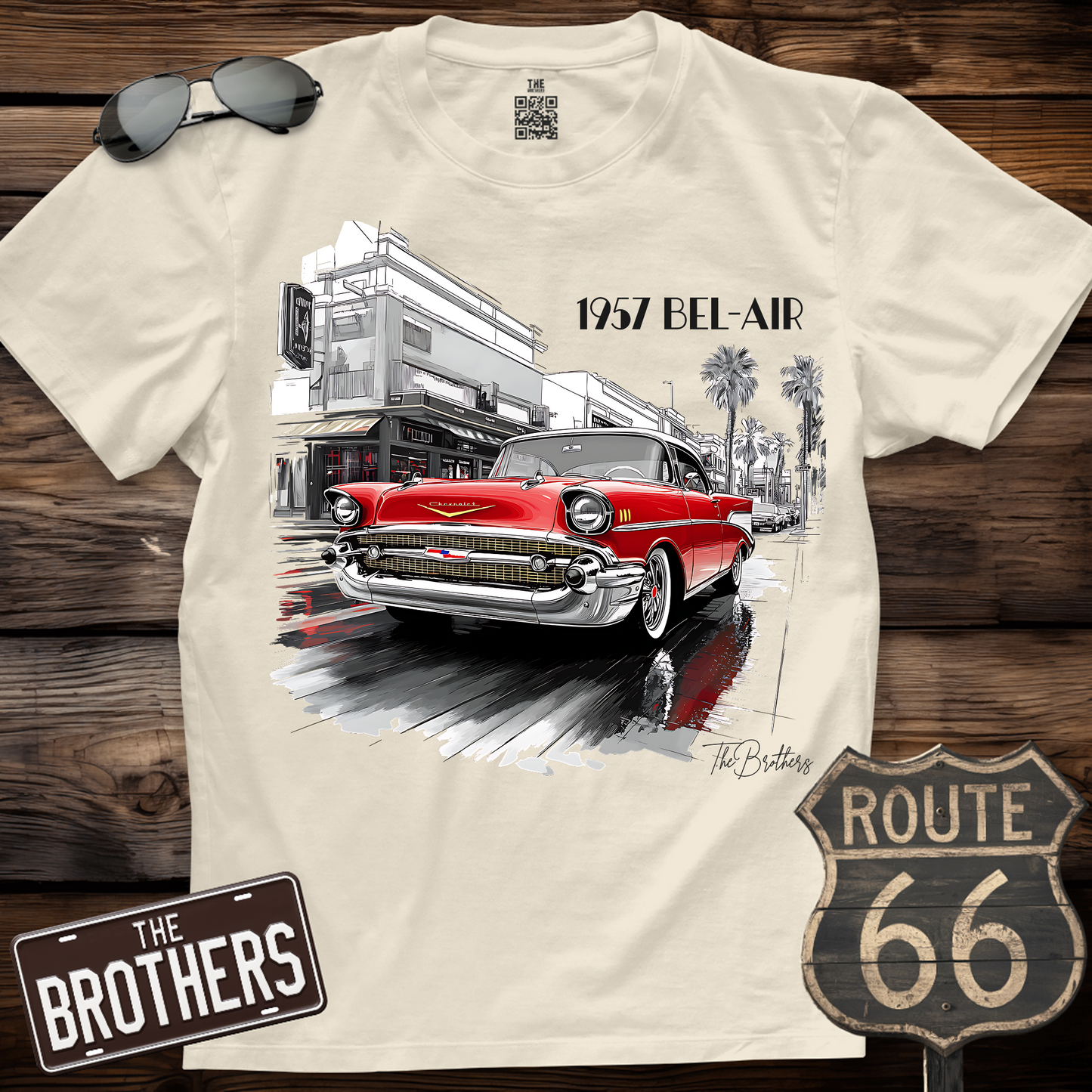 1957 Bel Air Art T-Shirt