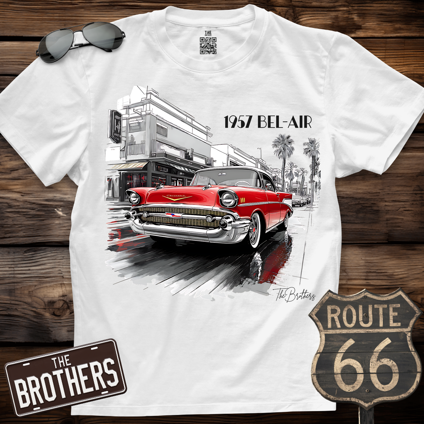 1957 Bel Air Art T-Shirt