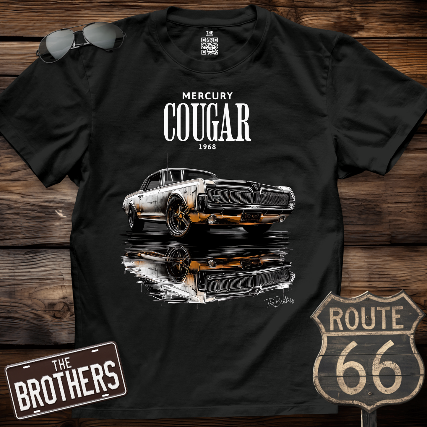 1968 Mercury Cougar Art T-Shirt