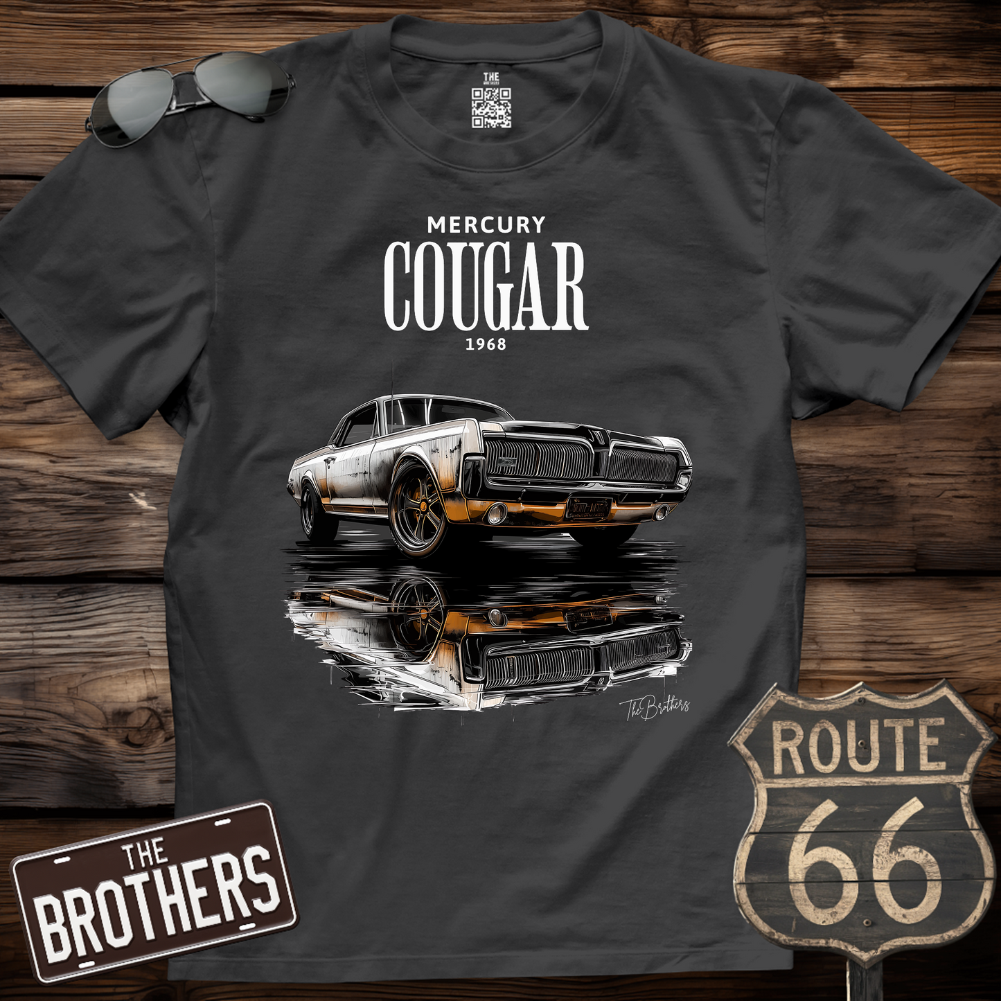 1968 Mercury Cougar Art T-Shirt