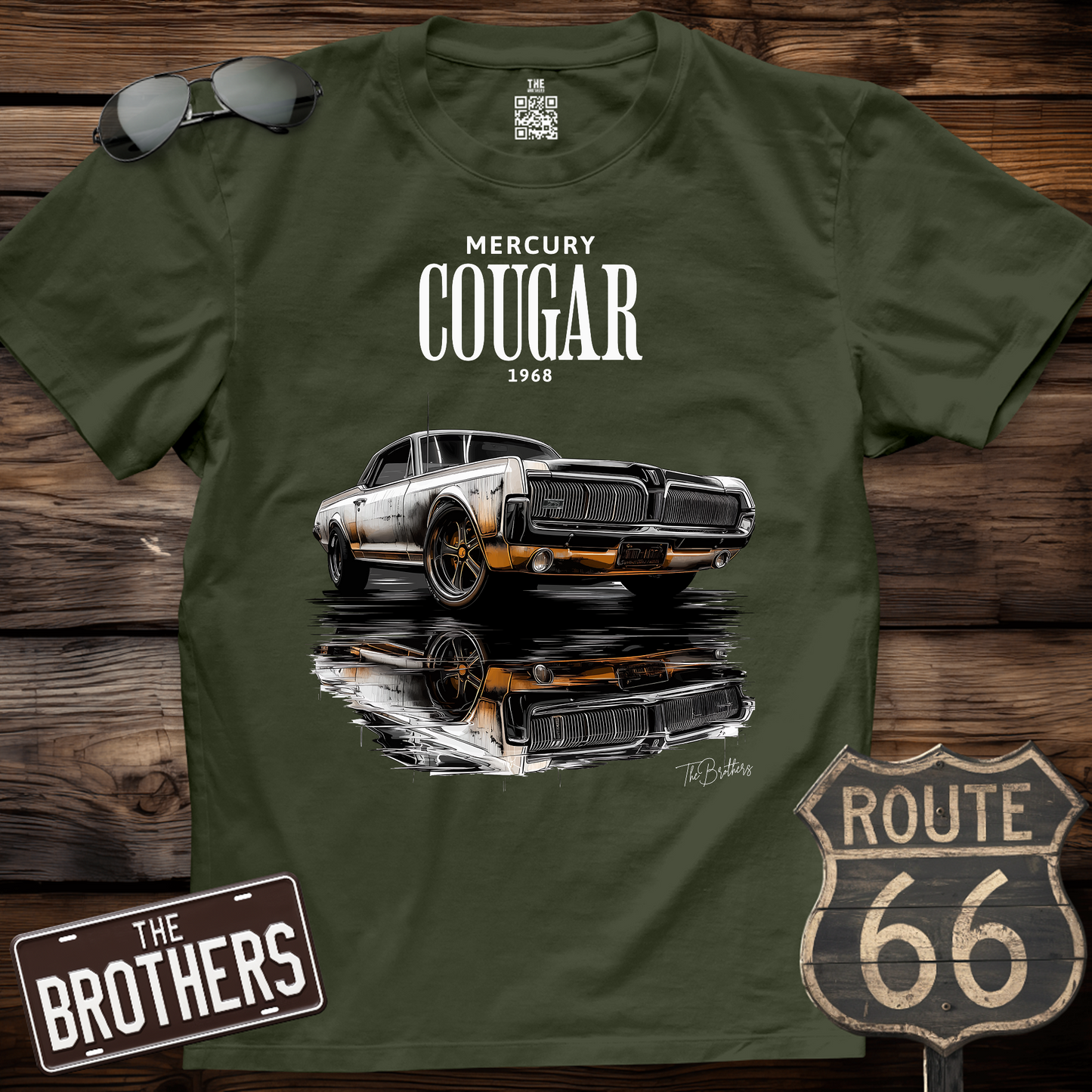 1968 Mercury Cougar Art T-Shirt