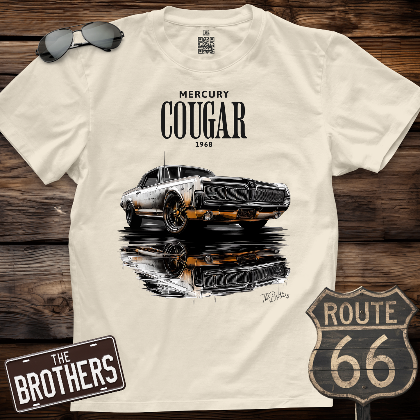 1968 Mercury Cougar Art T-Shirt