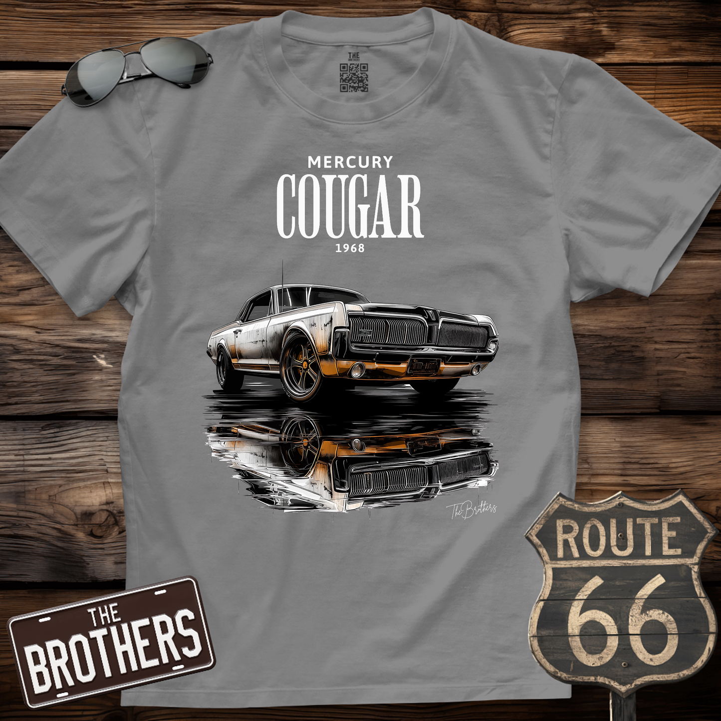 1968 Mercury Cougar Art T-Shirt