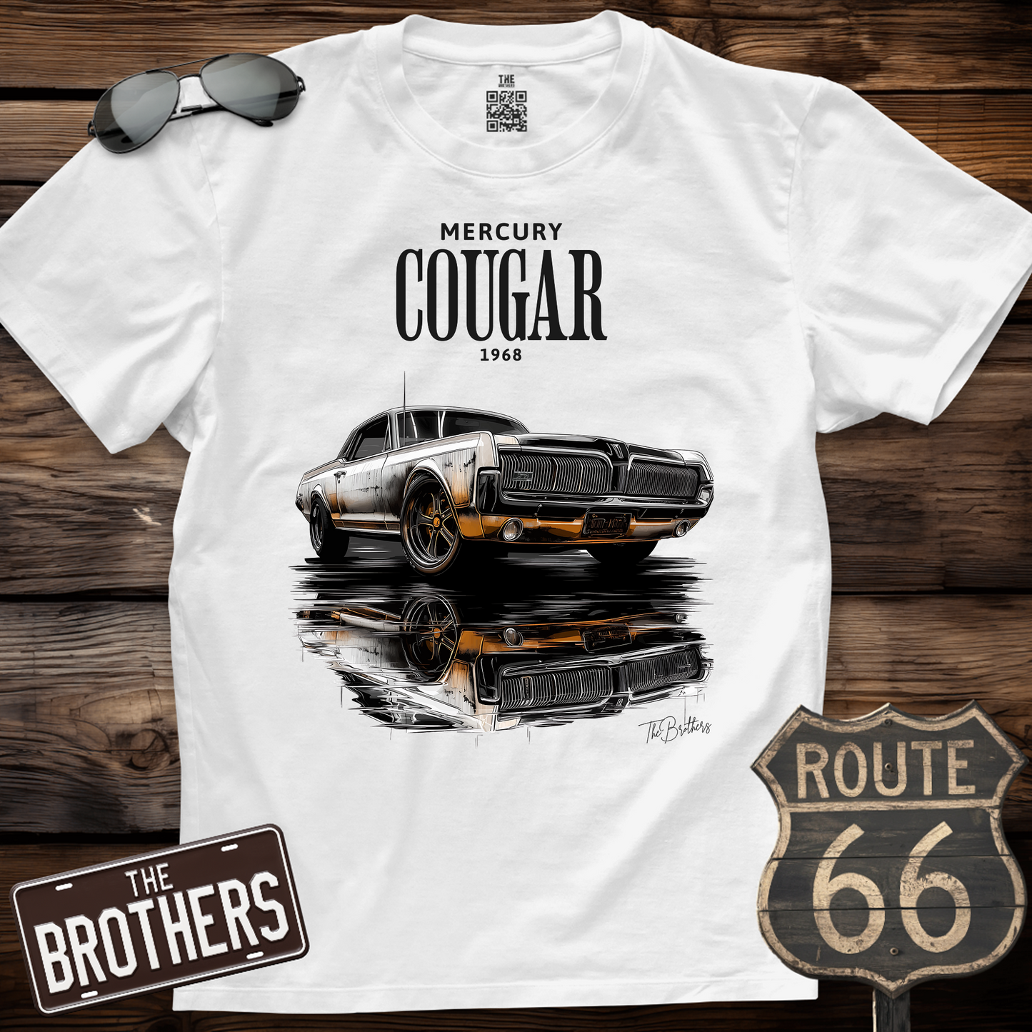 1968 Mercury Cougar Art T-Shirt