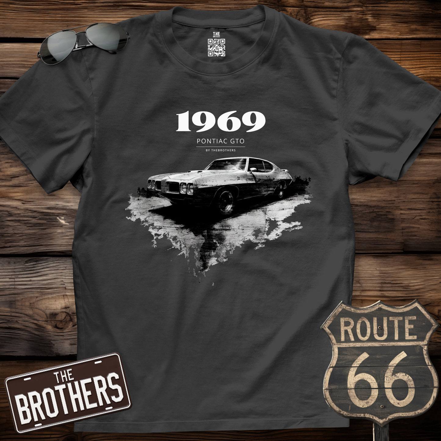 69s Pontiac GTO Art T-Shirt