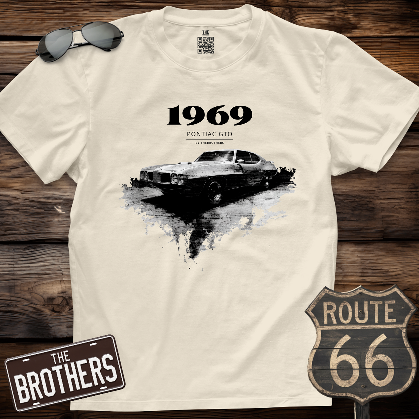 69s Pontiac GTO Art T-Shirt