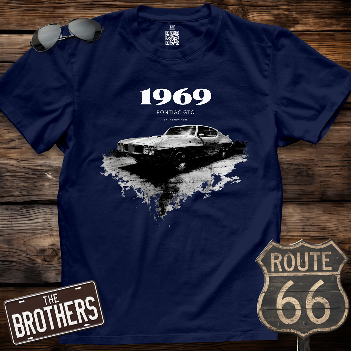 69s Pontiac GTO Art T-Shirt