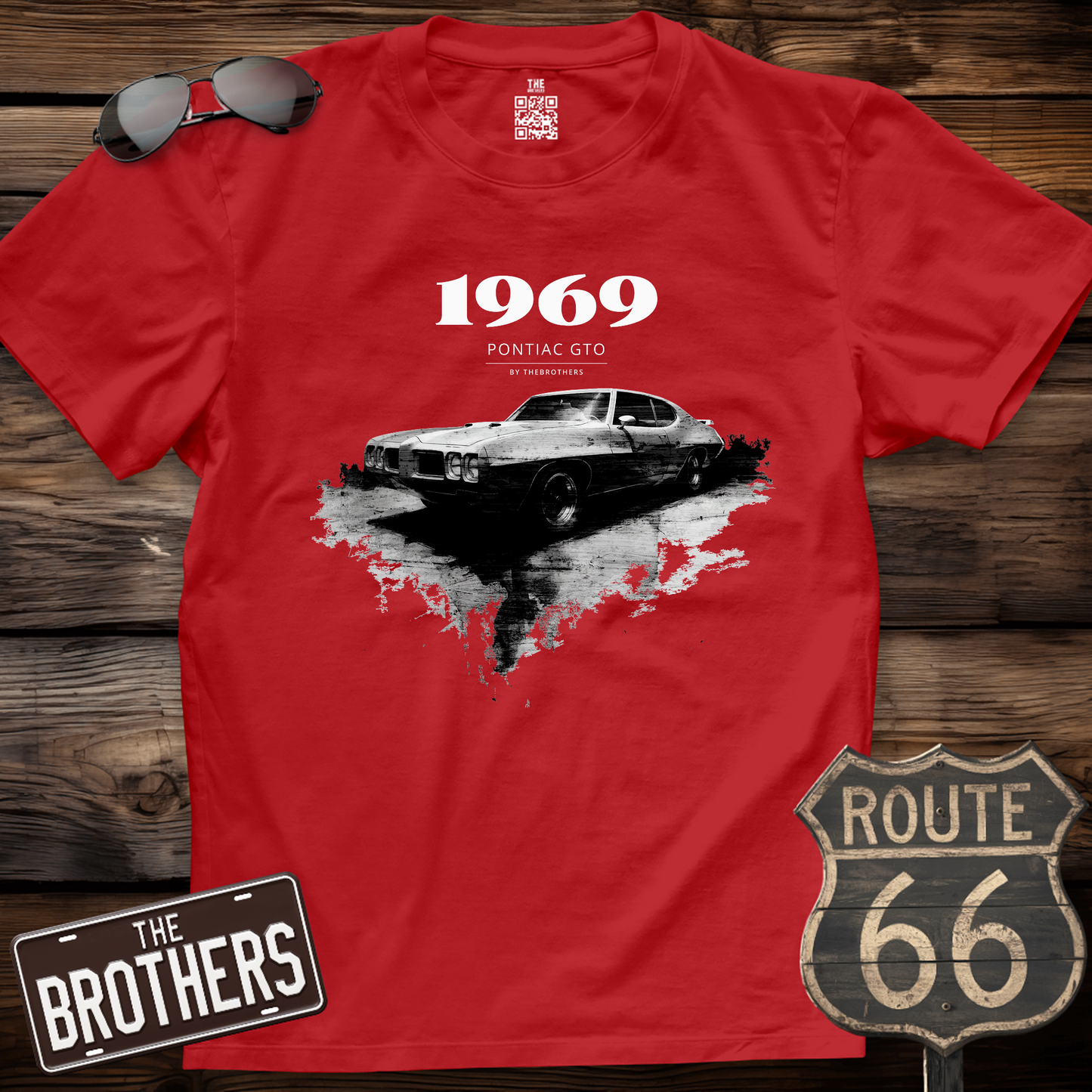 69s Pontiac GTO Art T-Shirt