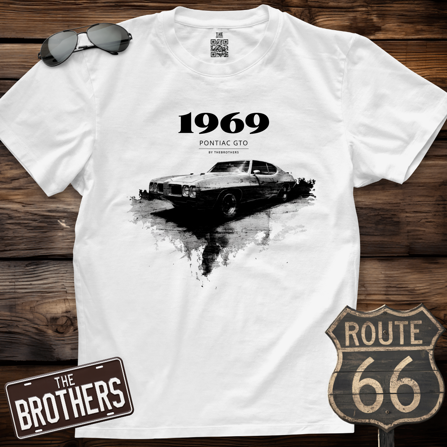 69s Pontiac GTO Art T-Shirt
