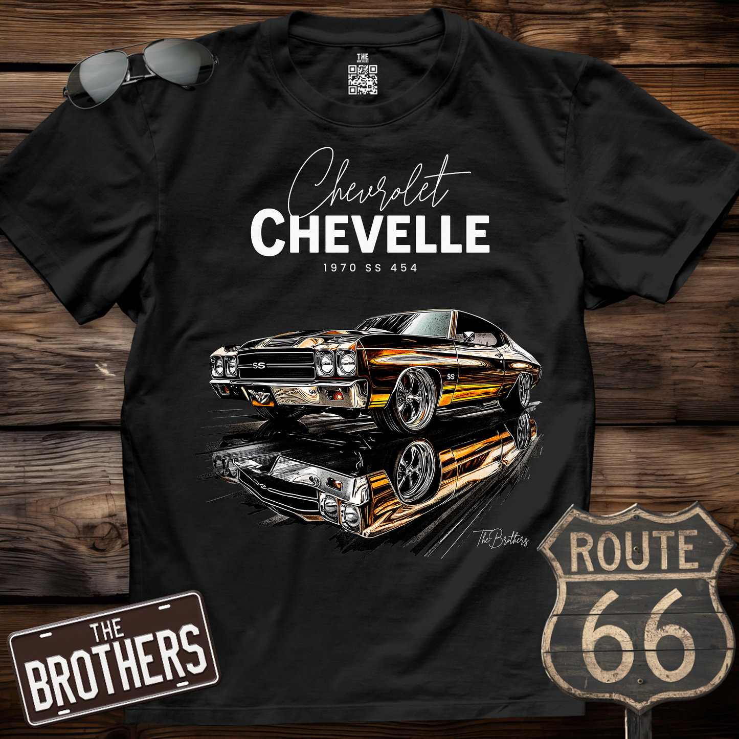 1970 Chevelle SS 454 Art T-Shirt
