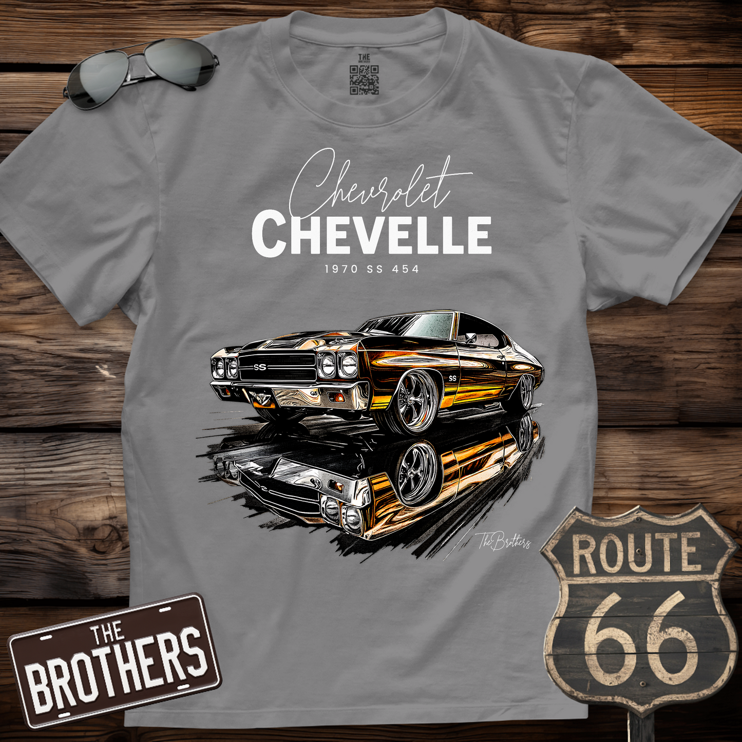 1970 Chevelle SS 454 Art T-Shirt