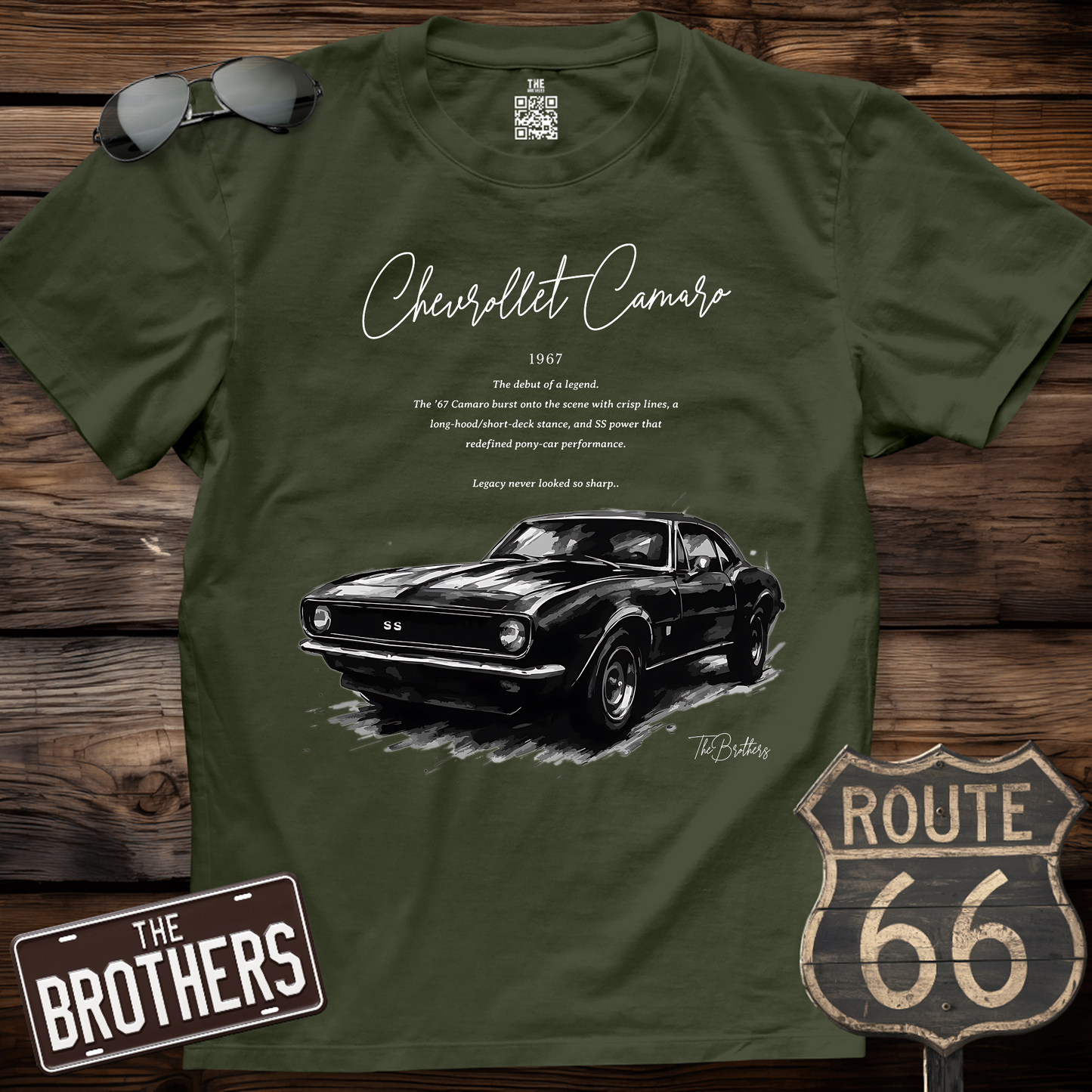 67s Camaro SS Art T-Shirt