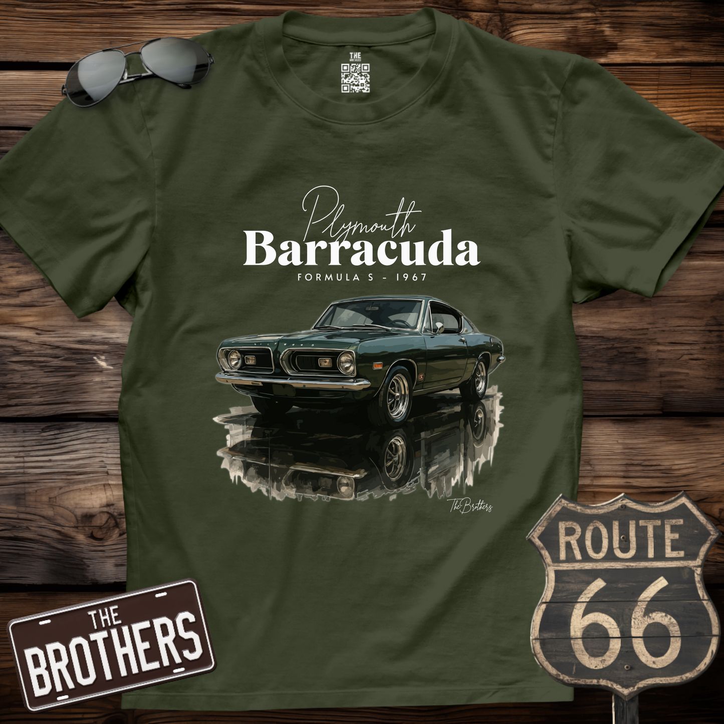 67s Plymouth Barracuda Formula S Art T-Shirt