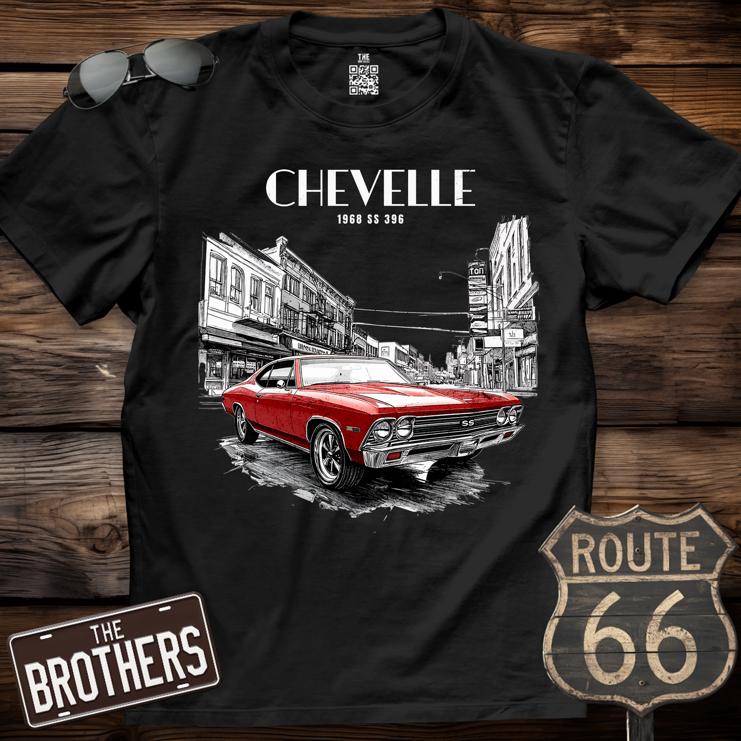 68s Chevelle SS 386 Art T-Shirt