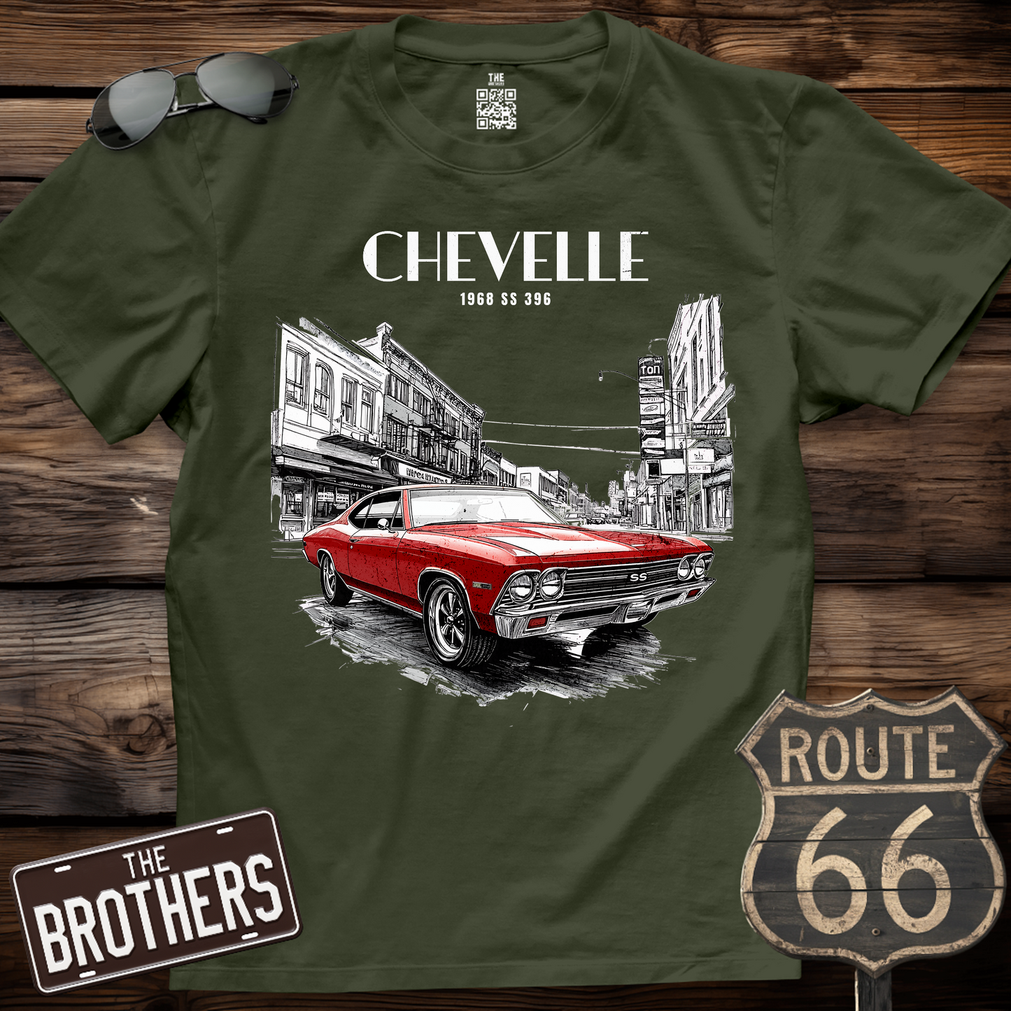 68s Chevelle SS 386 Art T-Shirt