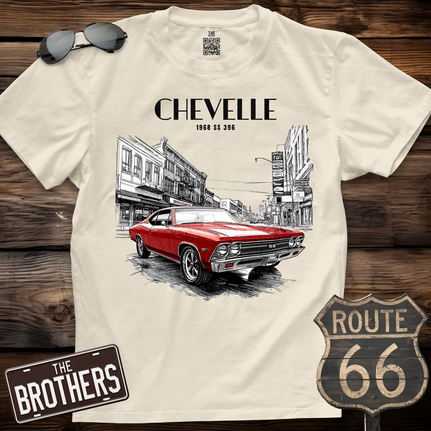68s Chevelle SS 386 Art T-Shirt