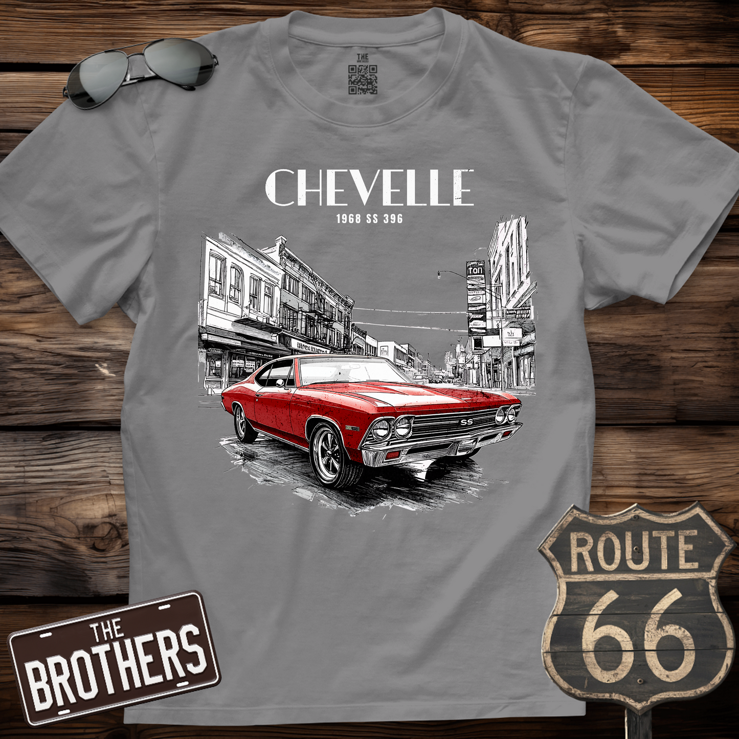 68s Chevelle SS 386 Art T-Shirt