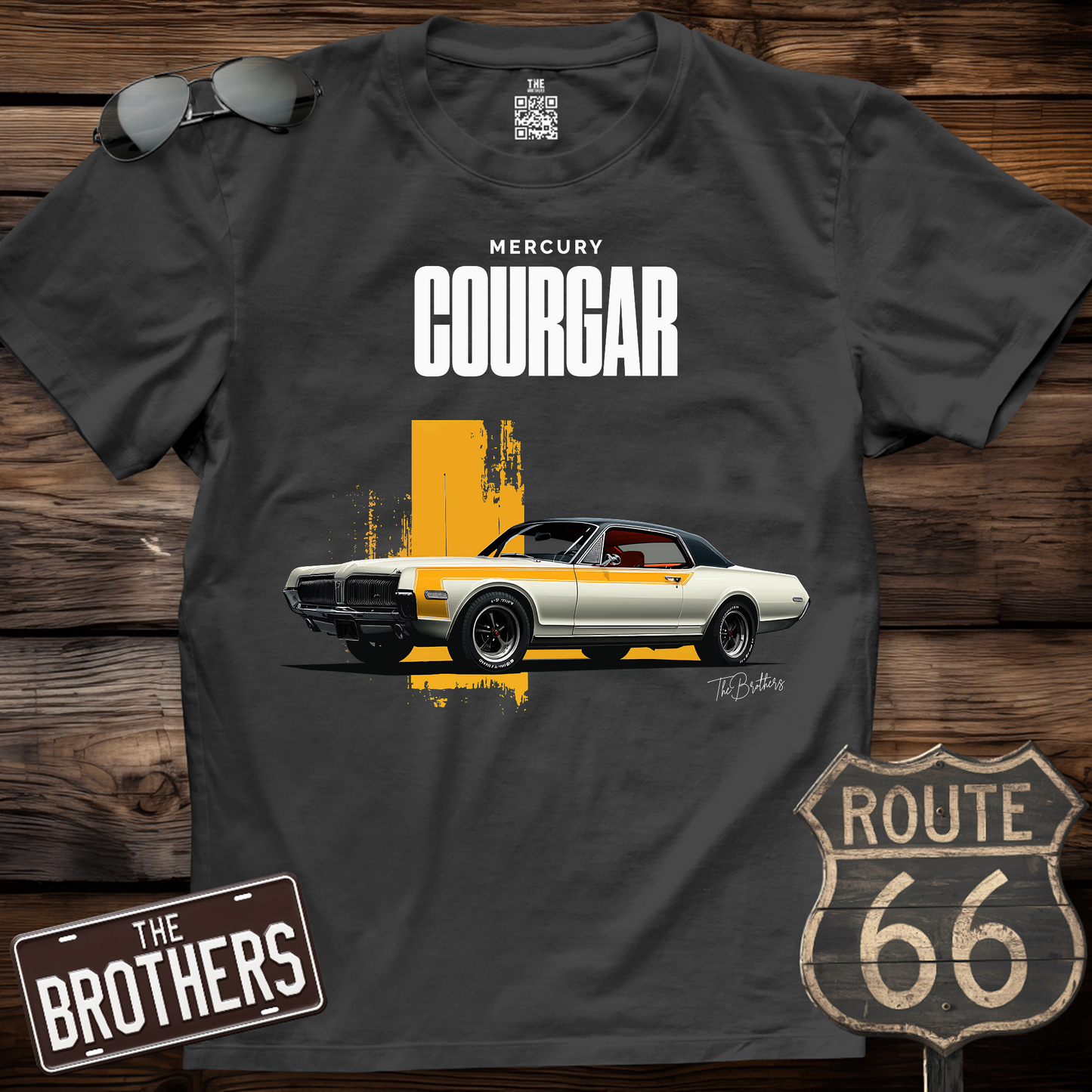 68s Mercury Cougar Art T-Shirt