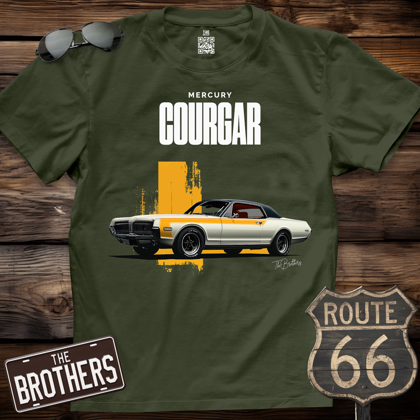 68s Mercury Cougar Art T-Shirt