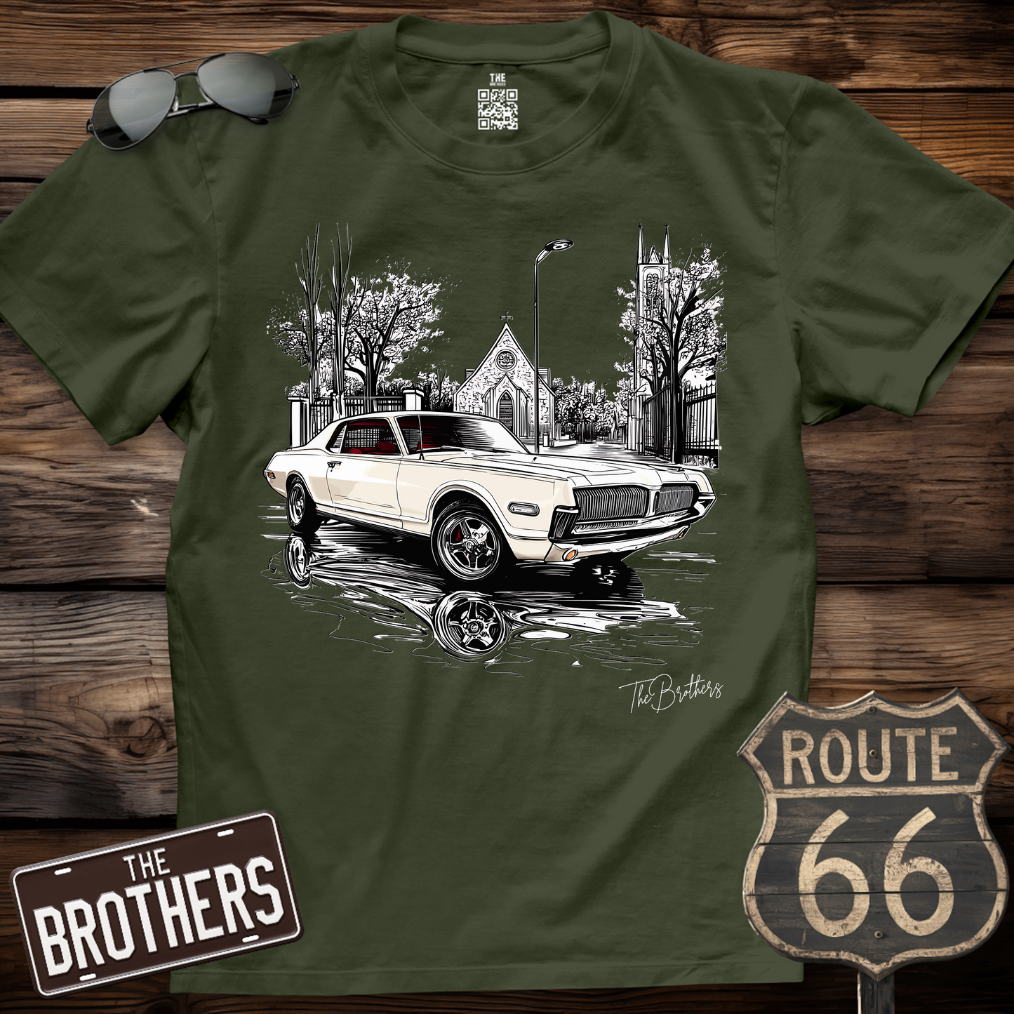 1968 Cougar Classic Sketch T-Shirt
