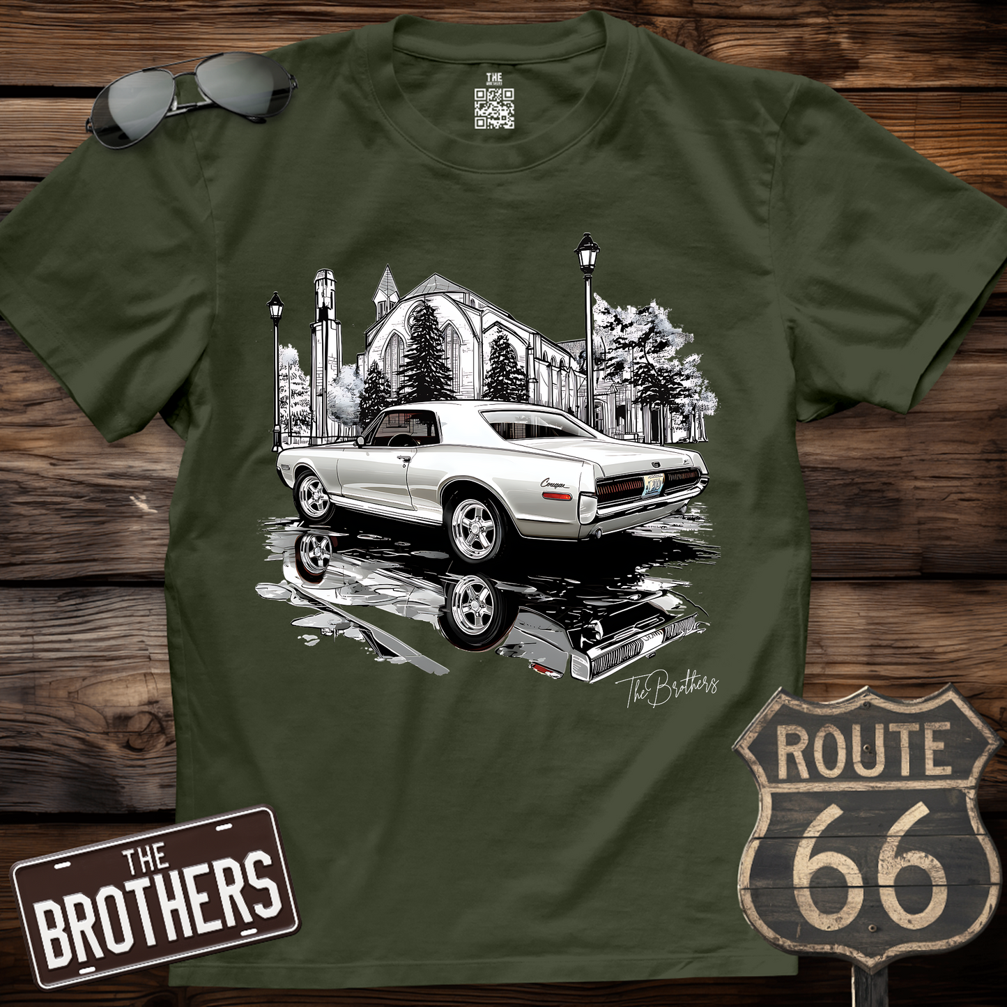 68's Mercury Cougar Custom v5 Art T-Shirt