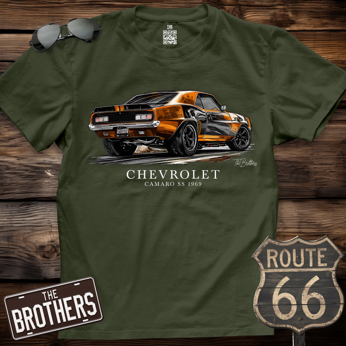 69s Camaro Art T-Shirt