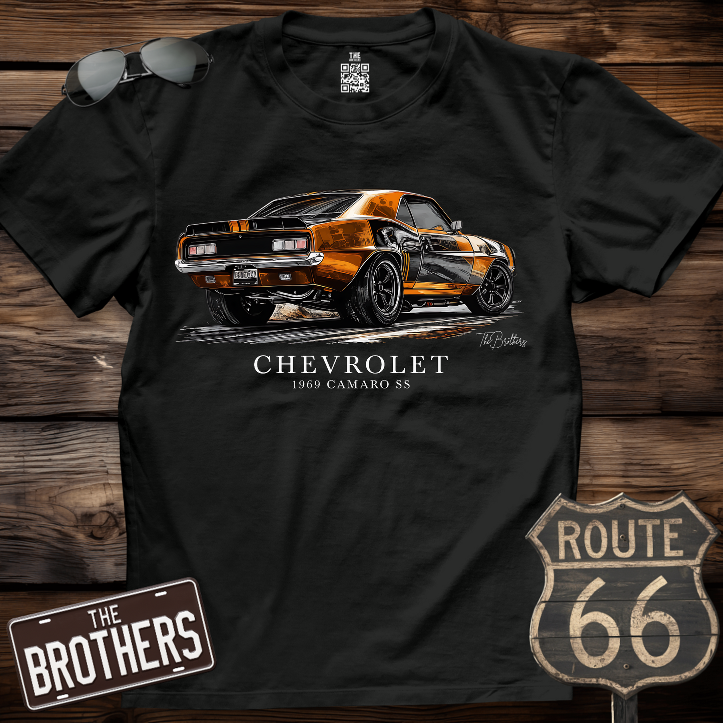 69s Camaro Art T-Shirt