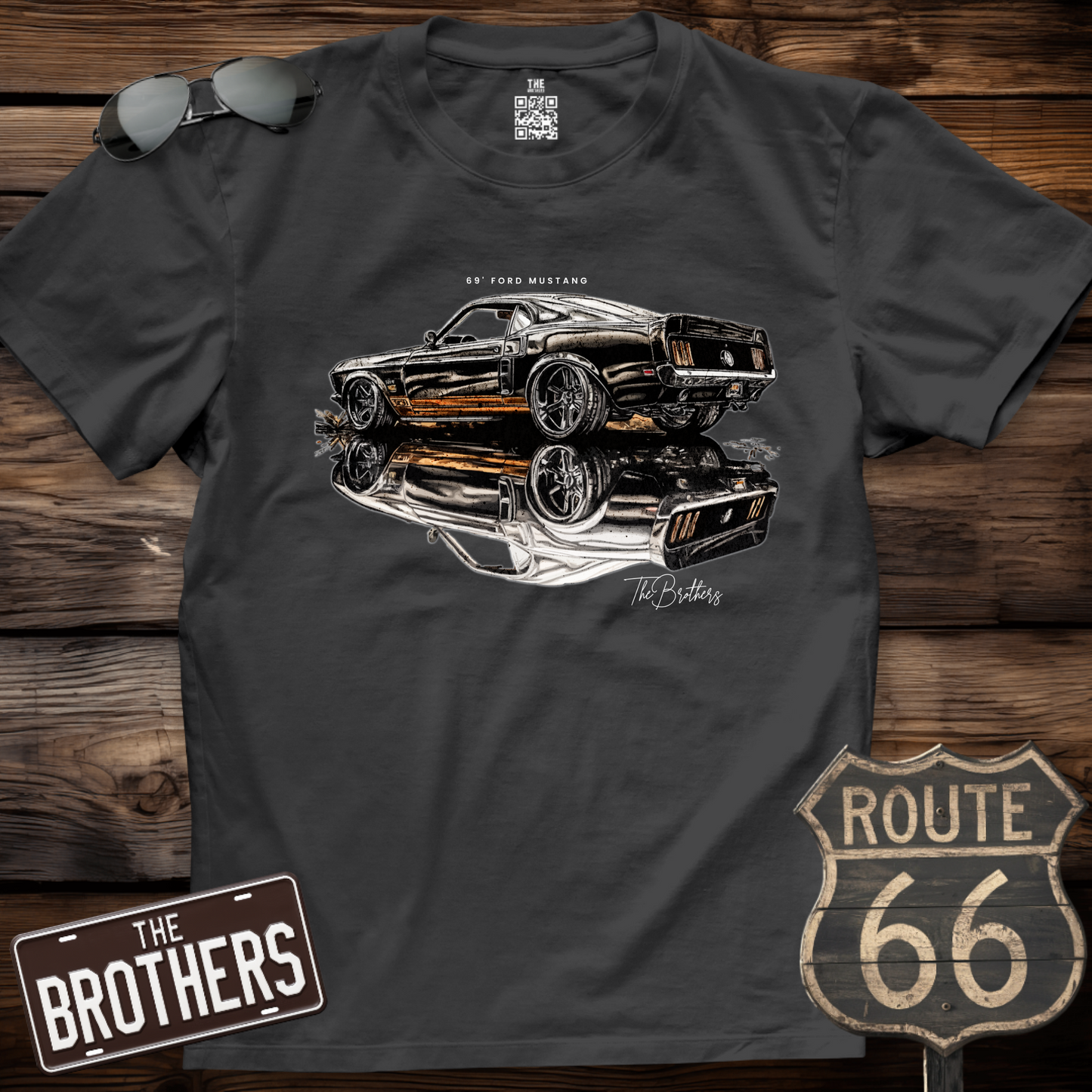69s Ford Mustang Art T-Shirt