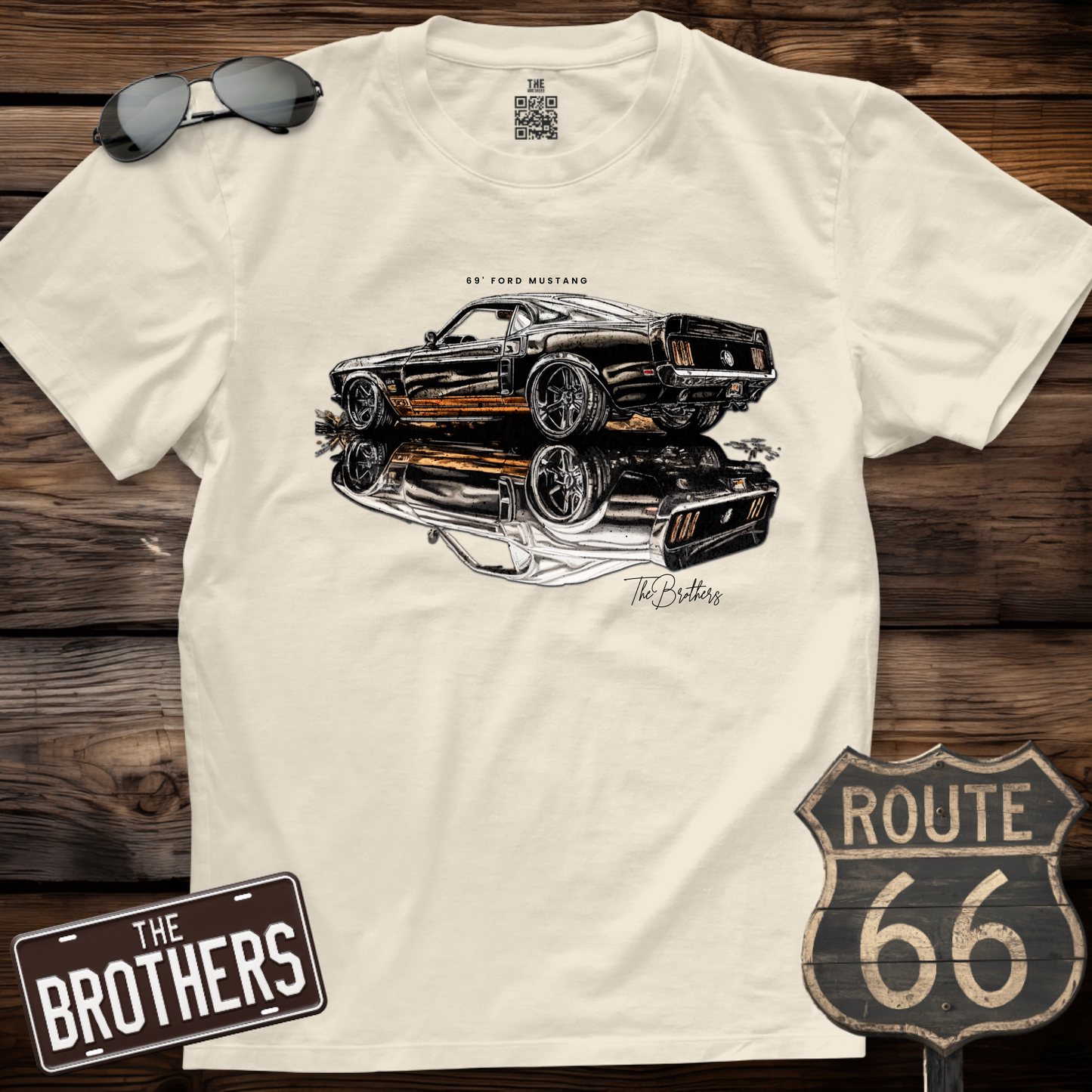 69s Ford Mustang Art T-Shirt