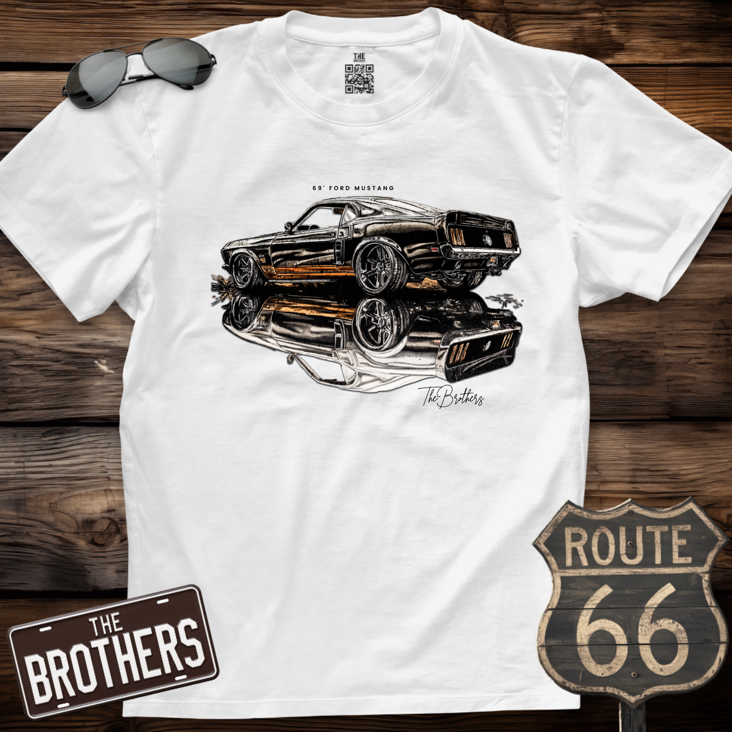 69s Ford Mustang Art T-Shirt