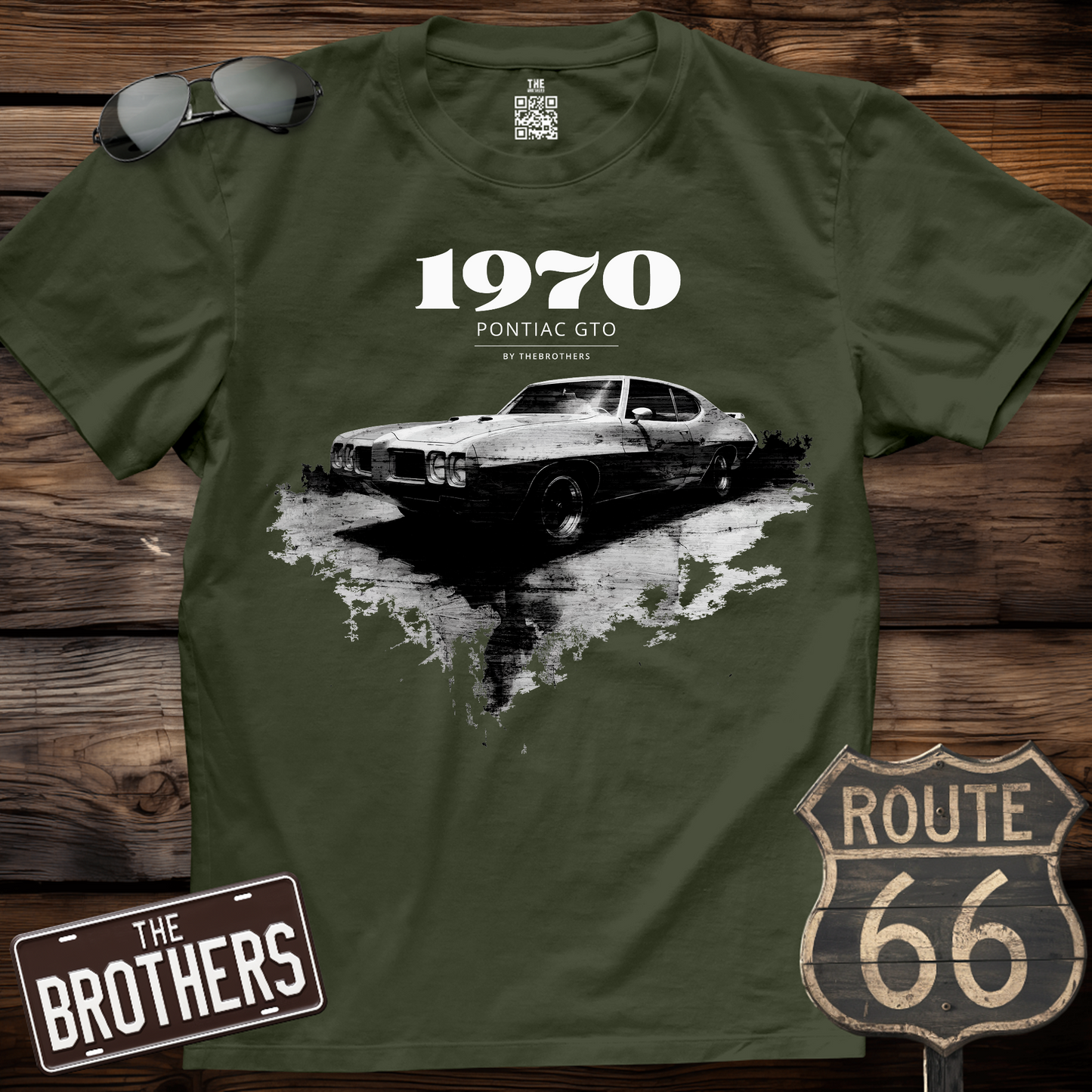 70s Pontiac GTO Art T-Shirt