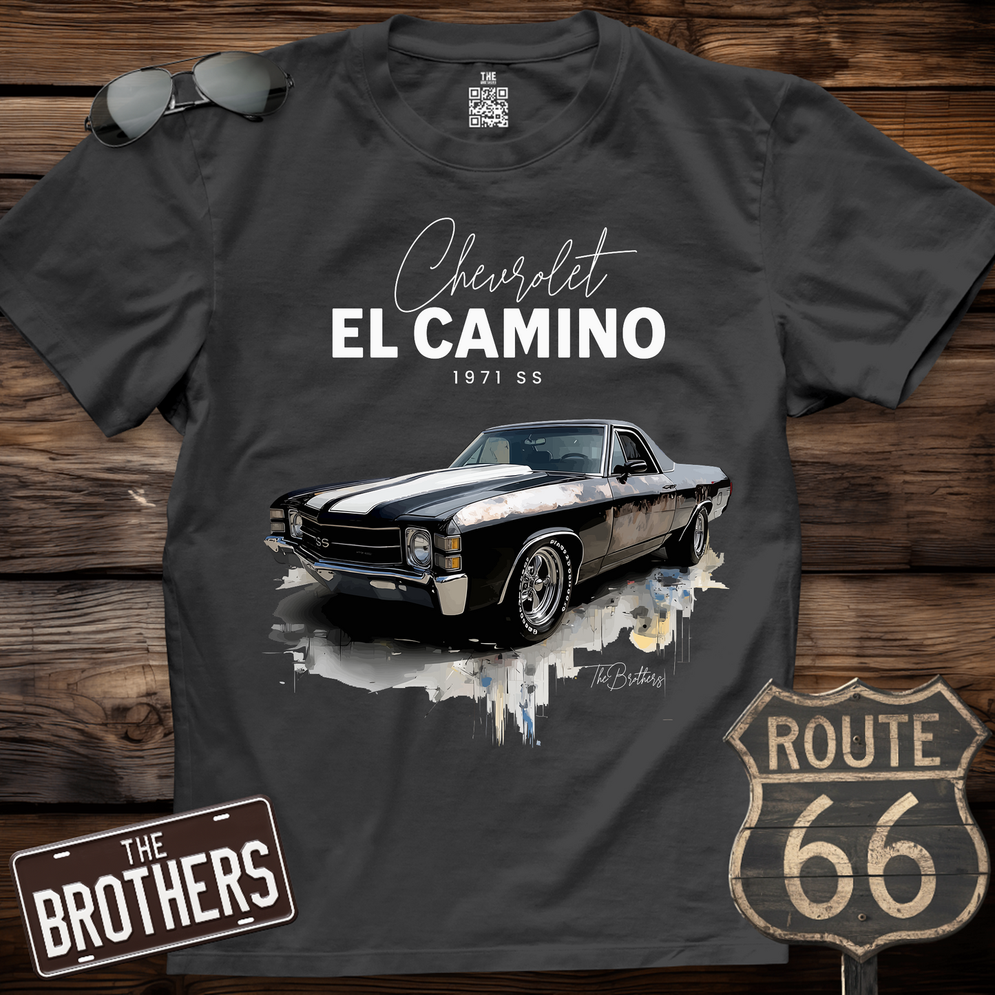 71s Chevrolet El Camino SS Art T-Shirt