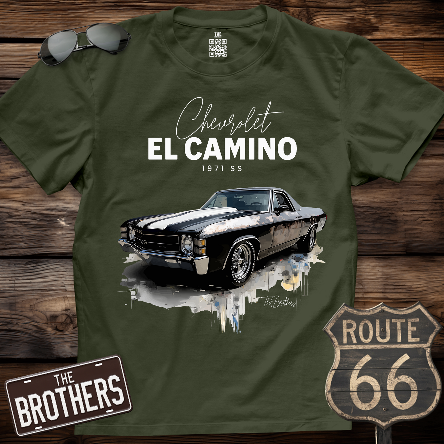 71s Chevrolet El Camino SS Art T-Shirt