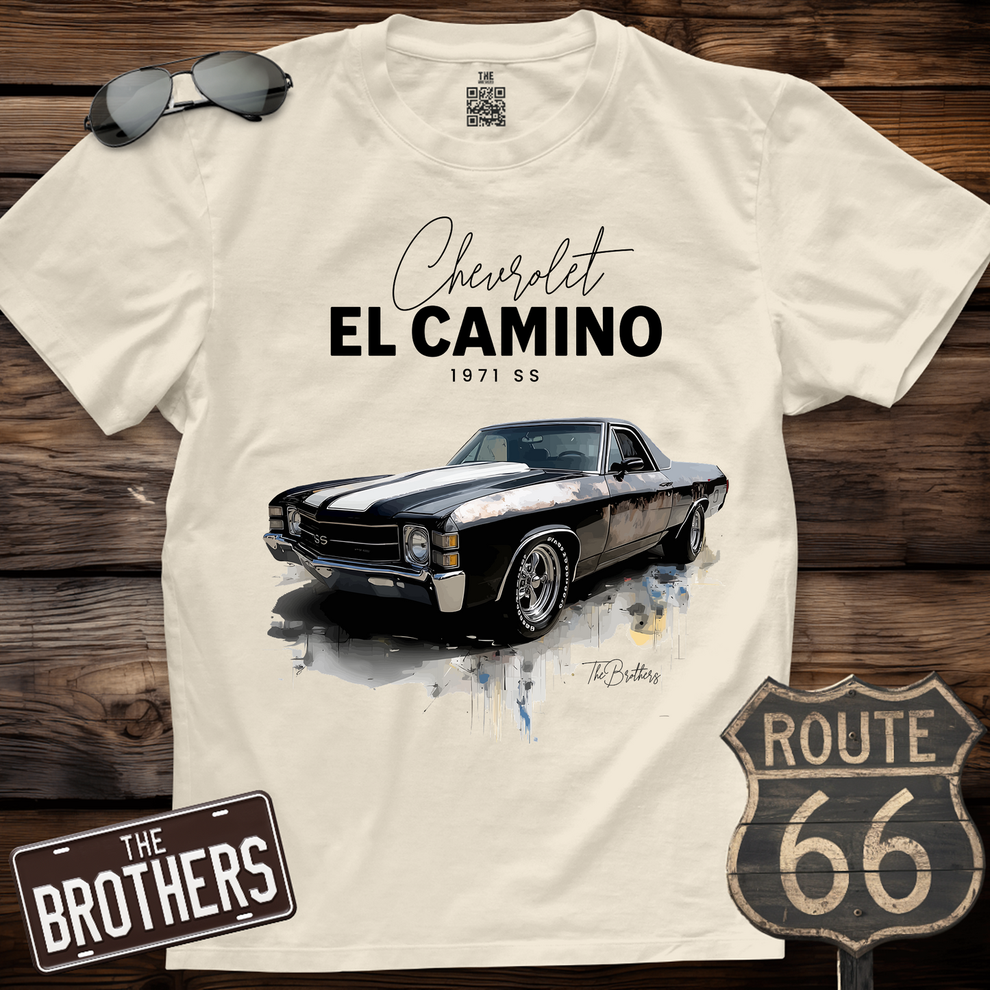 71s Chevrolet El Camino SS Art T-Shirt