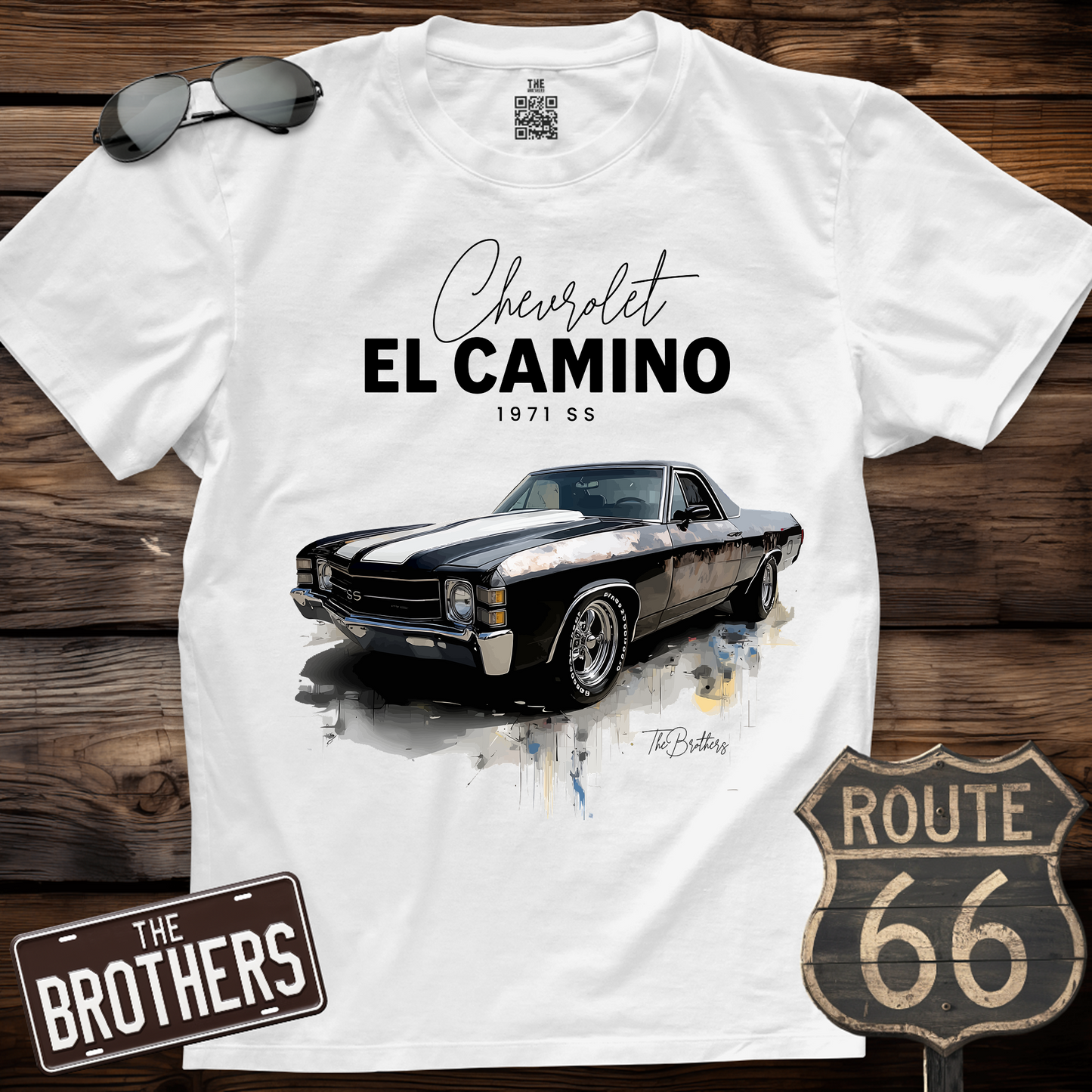 71s Chevrolet El Camino SS Art T-Shirt