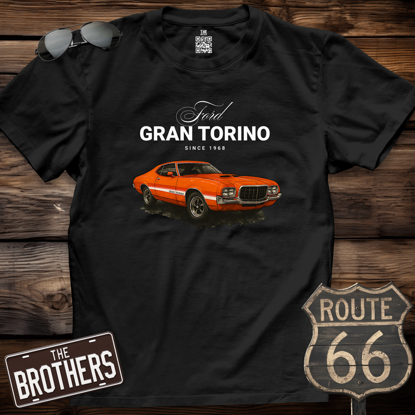 72 Ford Grand Torino Art T-Shirt