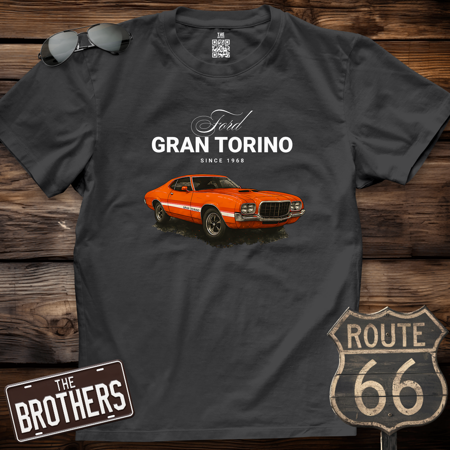 72 Ford Grand Torino Art T-Shirt