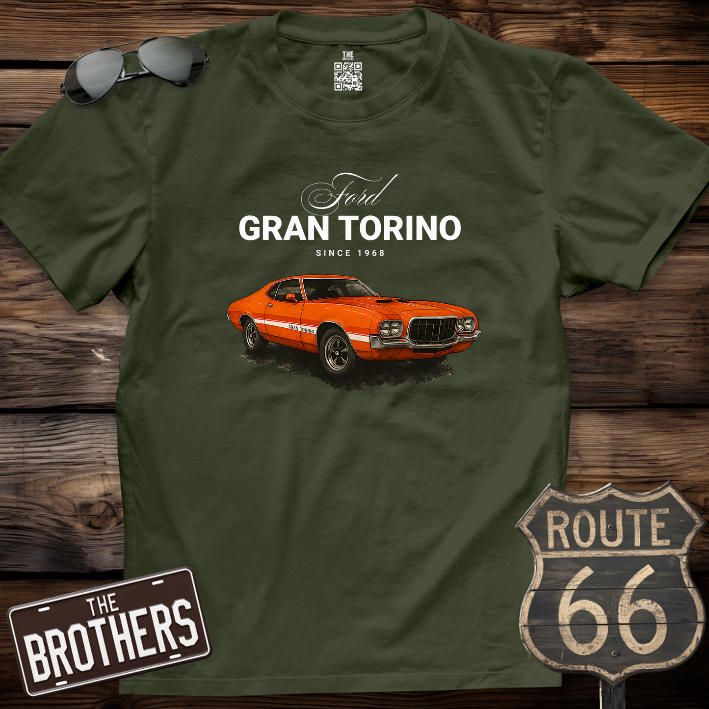72 Ford Grand Torino Art T-Shirt