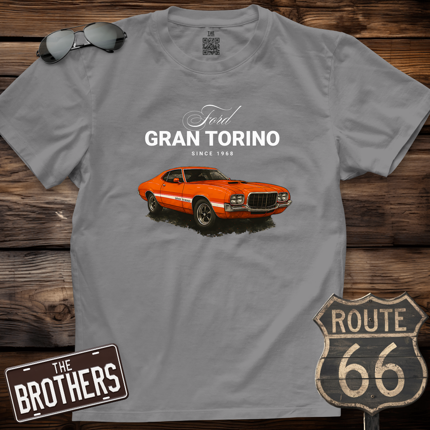 72 Ford Grand Torino Art T-Shirt