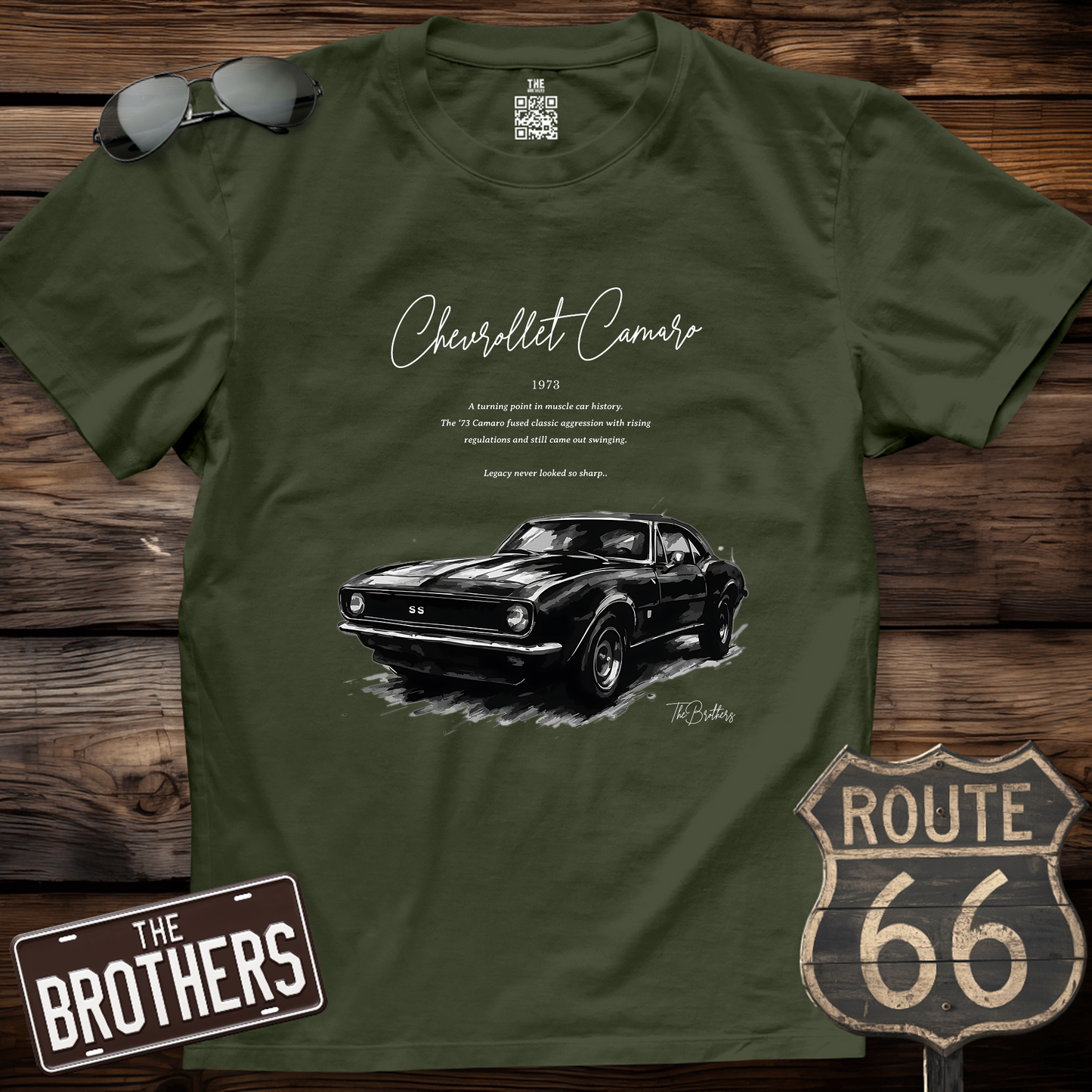 73s Camaro SS Art T-Shirt