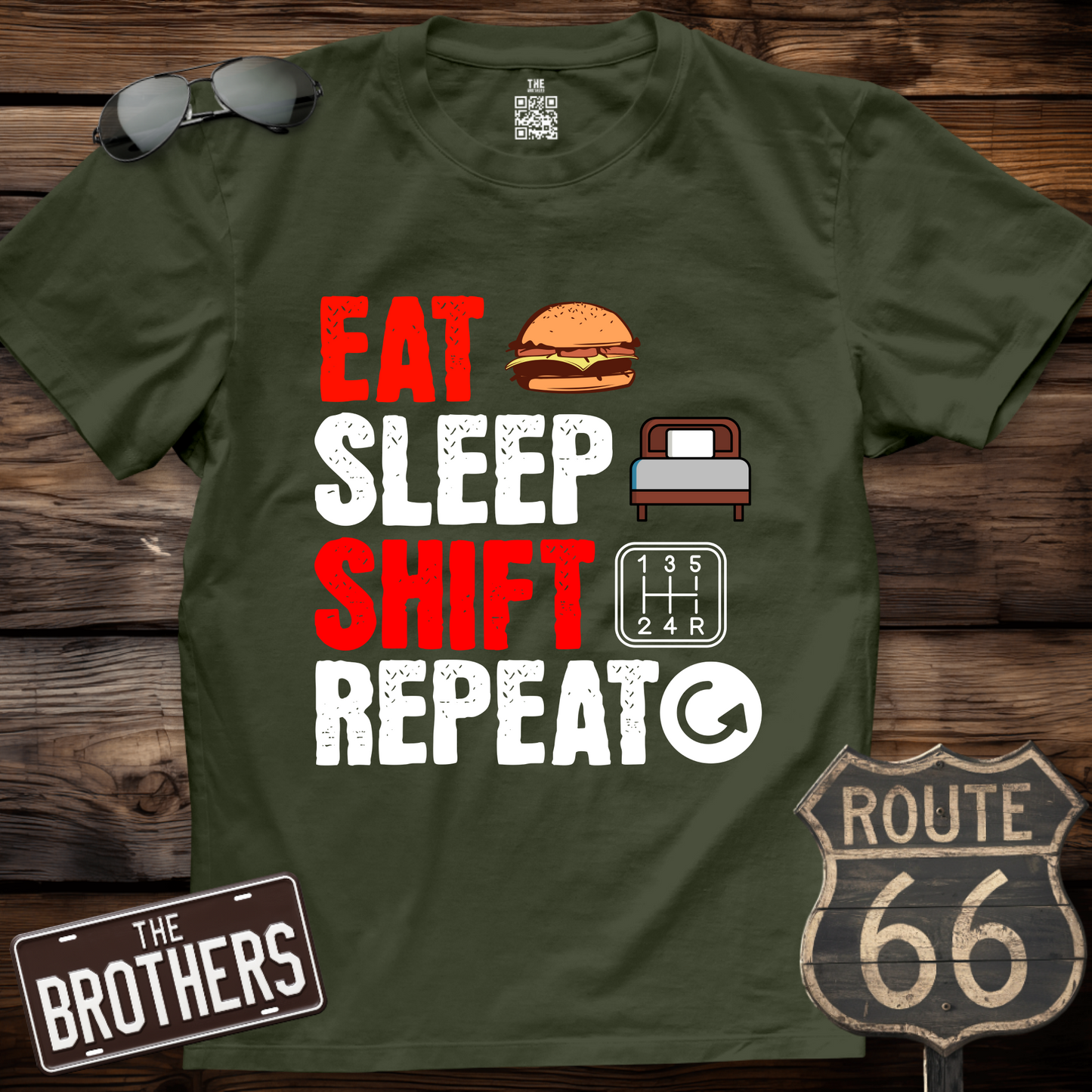 Eat Sleep Shift Repeat T-Shirt