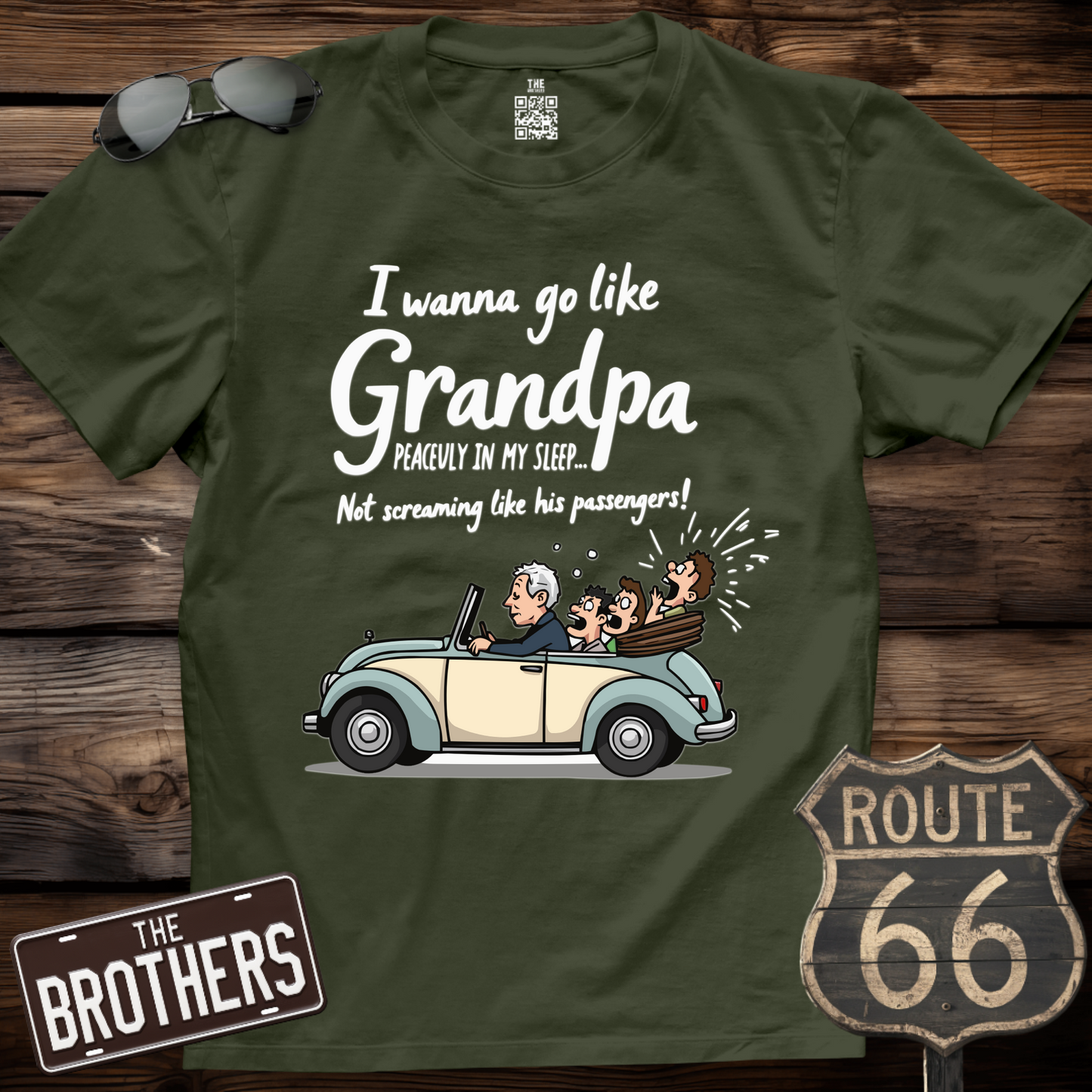 I Wanna Go Like Grandpa T-Shirt