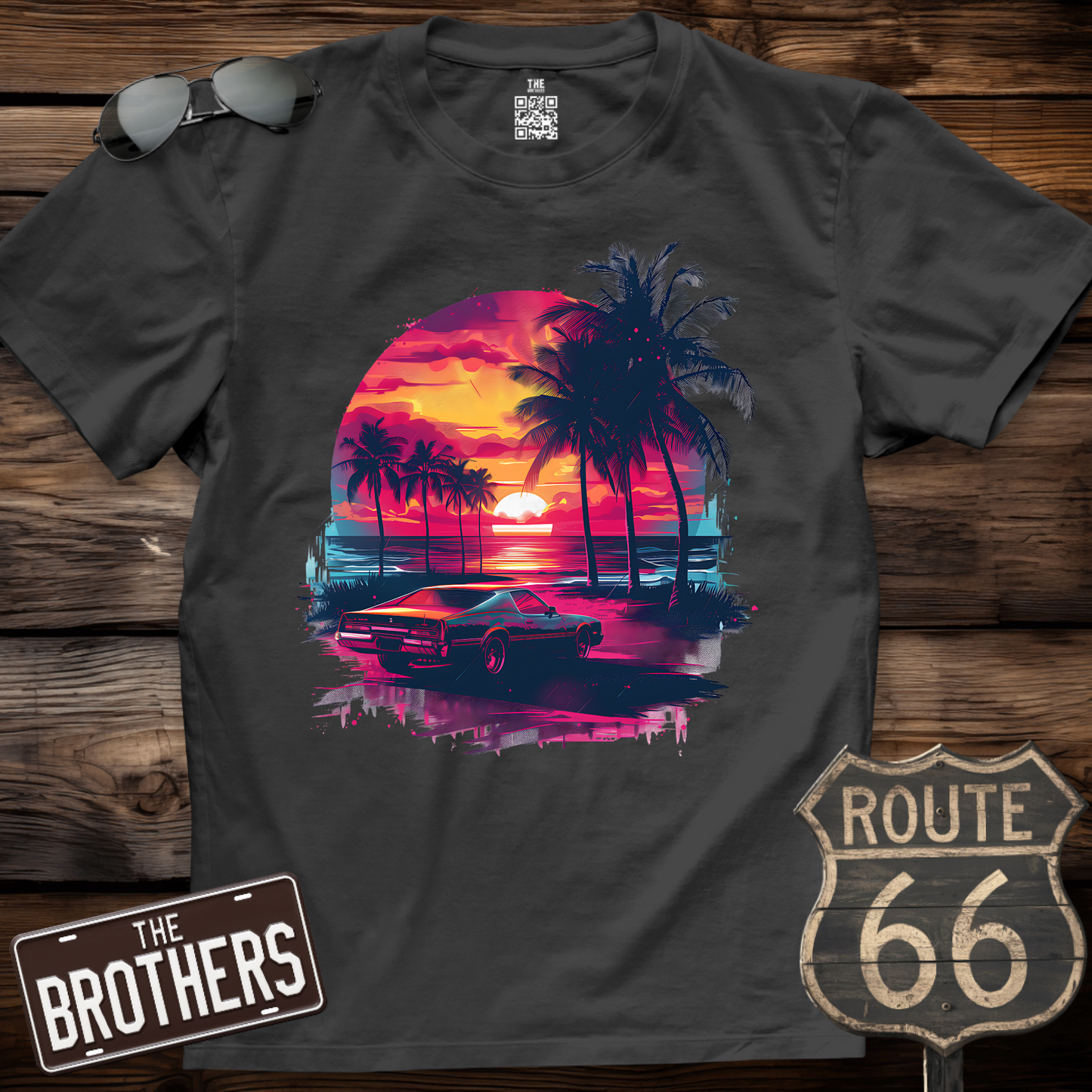 Miami Sunset Paradise T-Shirt