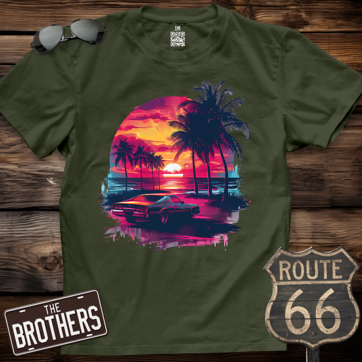 Miami Sunset Paradise T-Shirt