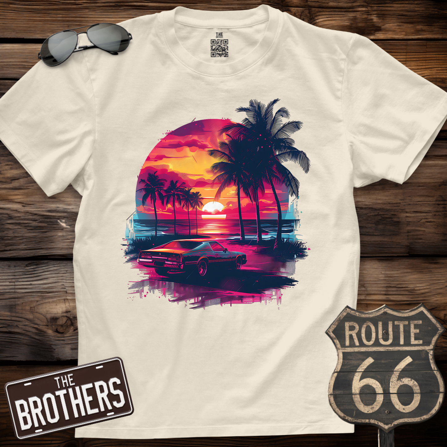 Miami Sunset Paradise T-Shirt