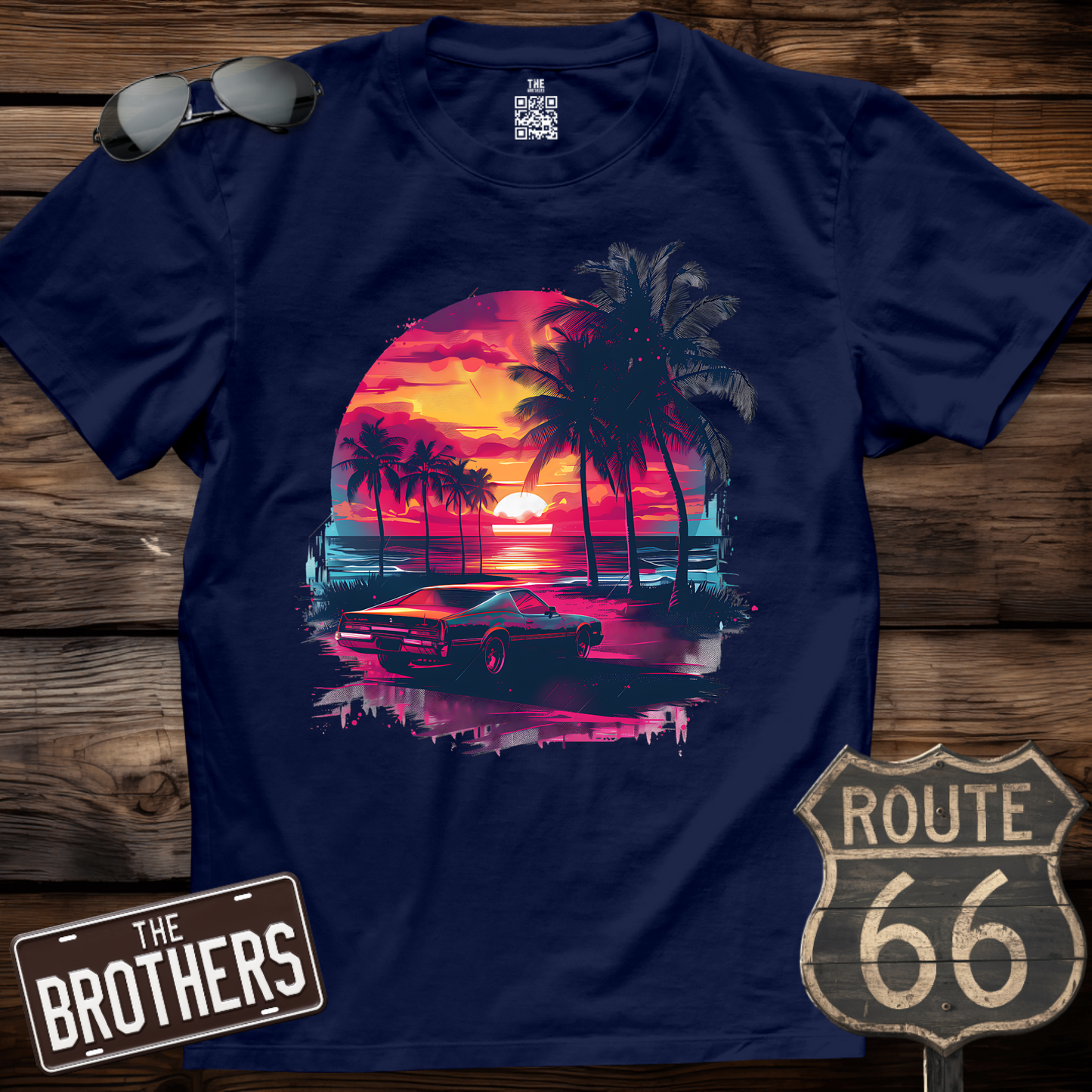Miami Sunset Paradise T-Shirt