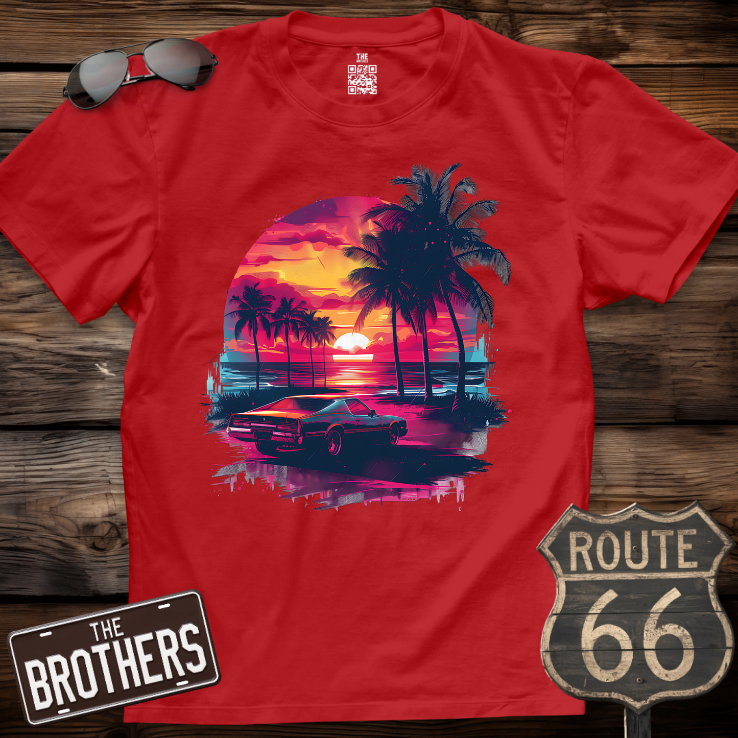 Miami Sunset Paradise T-Shirt