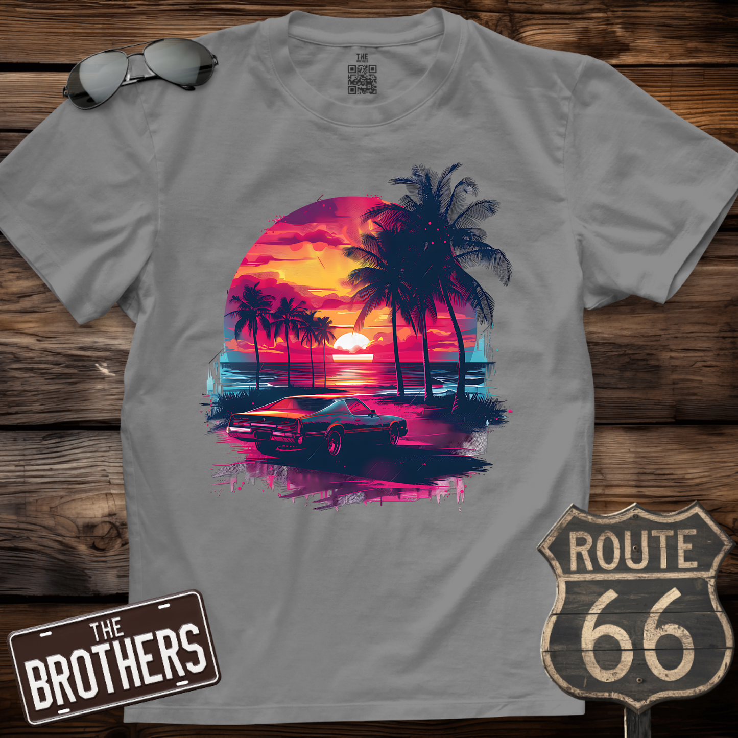 Miami Sunset Paradise T-Shirt