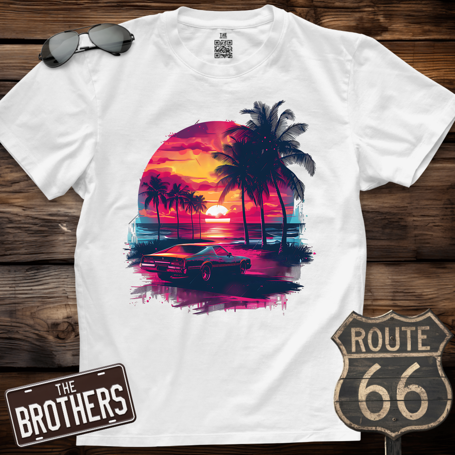 Miami Sunset Paradise T-Shirt